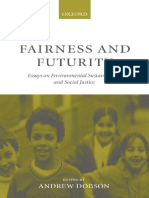 (Andrew Dobson) Fairness and Futurity Essays On E