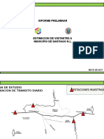 Estimacion de Visitantes, Santiago,  Nuevo León