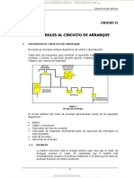 Circuitos de arranque de vehículos: dispositivos y funcionamiento