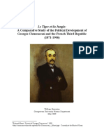 A Comparative Study of The Political Development of Georges Clemenceau and The French Third Republic (1871-1906)