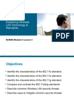 BCMSN Module 6 Lesson 3 WLAN Standards - Edited
