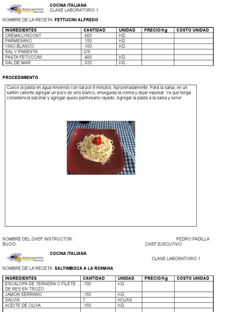 Recetas de Cocina Italiana 2 PDF | PDF | Cocina italiana | Pizza