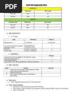 SAP HR Upgrade Plan