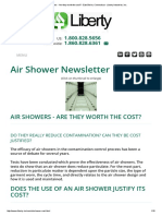 Air Showers - Are They Worth the Cost_ - East Berlin, Connecticut - Liberty Industries, Inc