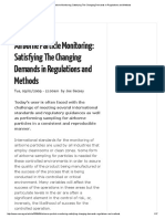 Airborne Particle Monitoring_ Satisfying the Changing Demands in Regulations and Methods