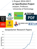 Geopolymer Specification Project - Prof. Jay Sanjayan - University of Adelaide - 18.11.14