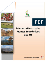 Frentes Economicos ZEE OT - CAJAMARCA