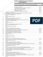 Inventario Eysenck y e