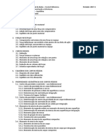 ENGA49 - Isostática: Conteúdo programático e verificação de aprendizagem