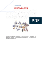 Departamentalizacion Teoria