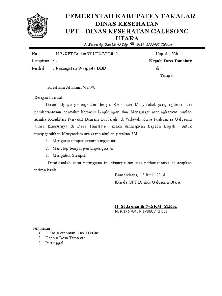 Surat Kerahasiaan Data In English