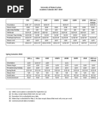 USM Academic Calendar 2017 2018 PDF