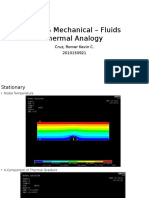ANSYS Mechanical - Fluids Thermal Analogy: Cruz, Romer Kevin C. 2010150921