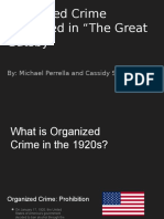 The Great Gatsby - Oraganized Crime in The 1920s