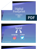 Digital Footprint Powerpoint