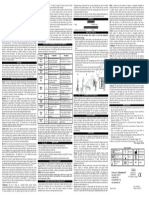 Mission Urinalysis Strips Insert