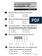 NSTSE Class III Question Paper 2013-1