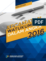 Kecamatan Watukumpul Dalam Angka 2016