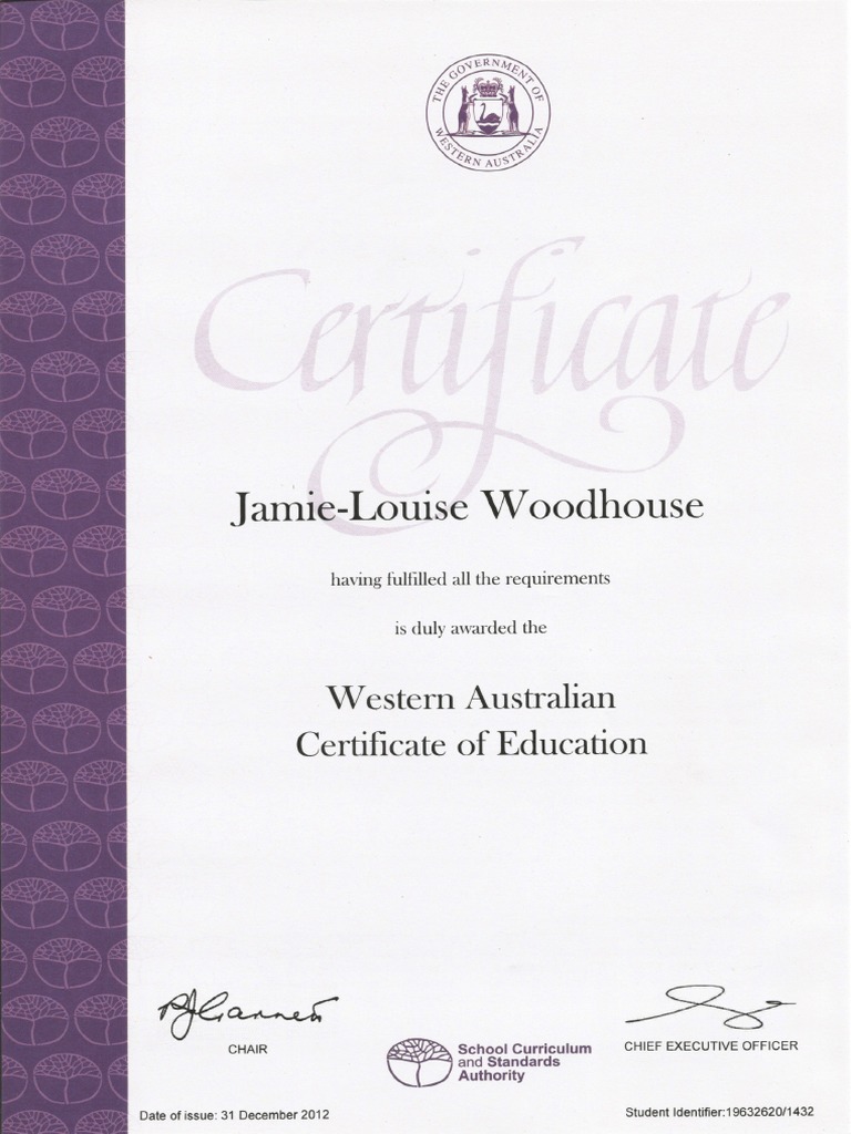 Wace Certificate PDF