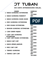 Depot Tuban: Sedia Masakan 100% Ditanggung Halal