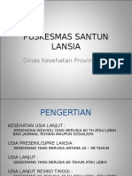 Puskesmas Santun Lansia