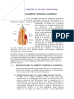 Incisiones Básicas en Cirugía Periodontal
