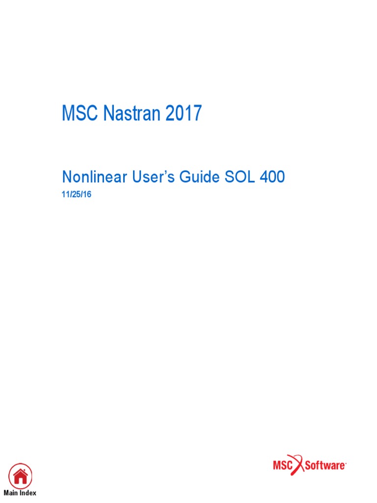 NonLinear MSCnastran2017 | PDF | Mechanics | Physics