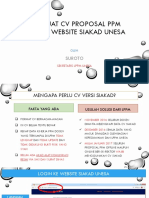 Suroto - Membuat CV Proposal PPM Melalui Website Siakad Unesa