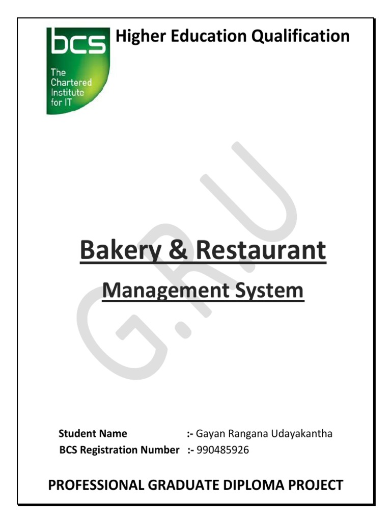 Bakery Management System Overview | PDF | Point Of Sale | Microsoft Sql ...