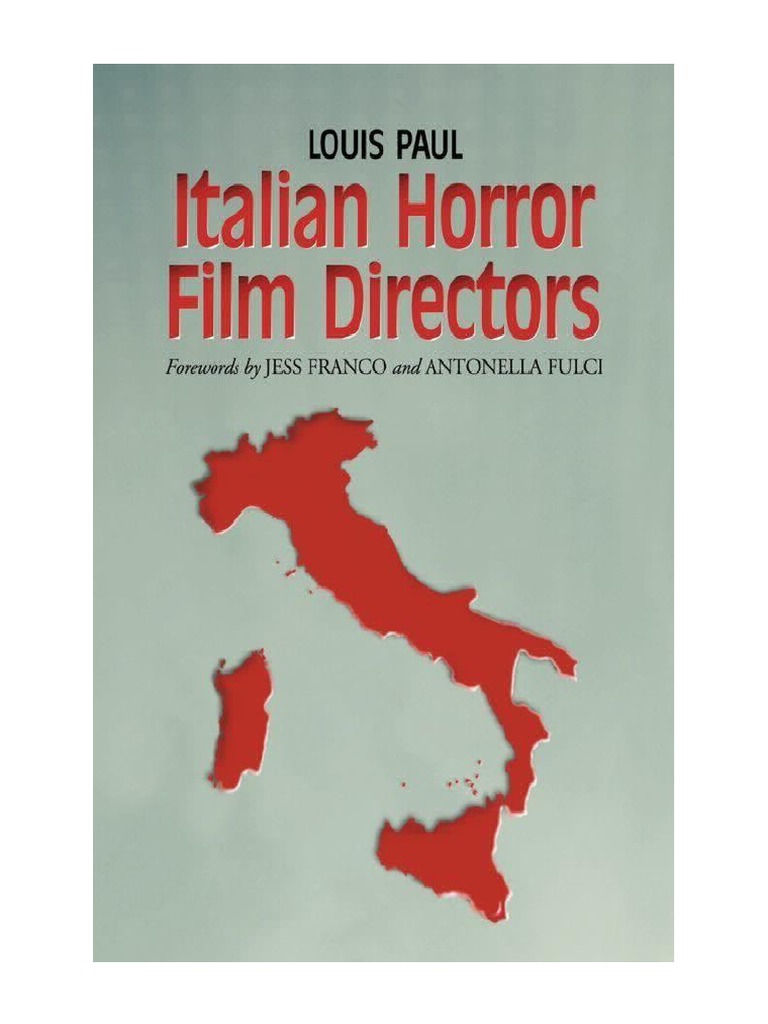 Dario Argento PDF Horror Films Cinema Of Italy