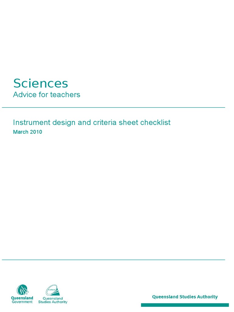 Teacher Guide for Science Assessment Design | PDF | Educational ...