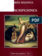 Andrés Segovia - Obras Para Guitarra (Vol. 3). Transcripciones