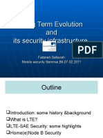 Long Term Evolution and Its Security Infrastructure
