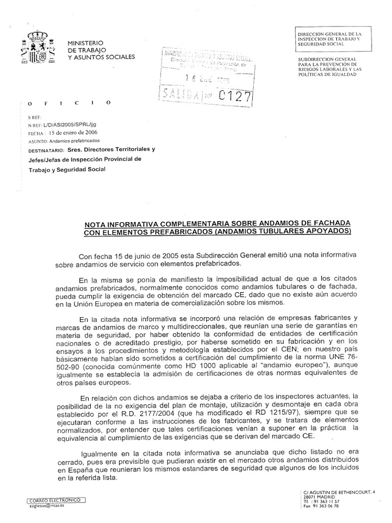 Nota Informativa - Mtas PDF | PDF