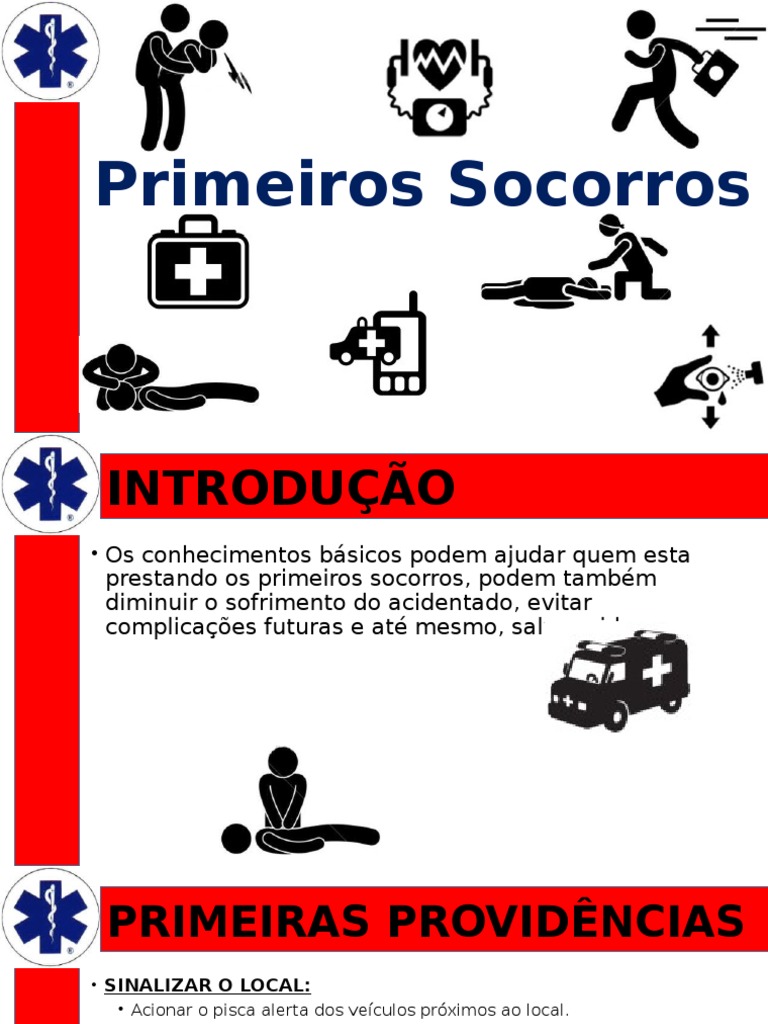 Instrutor de trânsito - Primeiros Socorros.pptx | Primeiros socorros ...