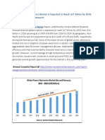  Power Electronics Market Global Scenario, Market Size, Outlook, Trend and Forecast, 2015-2024
