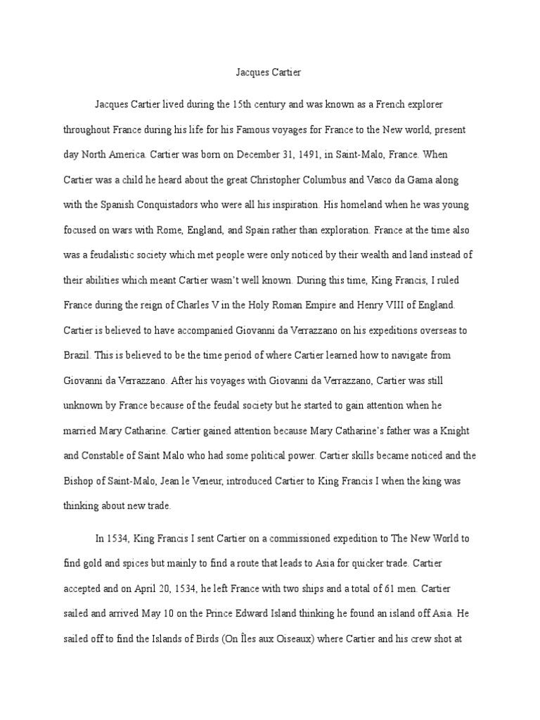 Jacques cartier picture