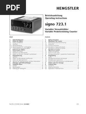 Signo 723 Signo 723