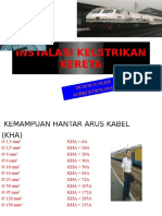 INSTALASI KELSTRIKAN KERETA