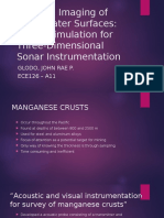 Acoustic Imaging of Underwater Surfaces: Signal Simulation For Three-Dimensional Sonar Instrumentation