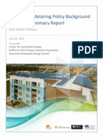 Virtual Net Metering Policy Background Tariff Summary Report