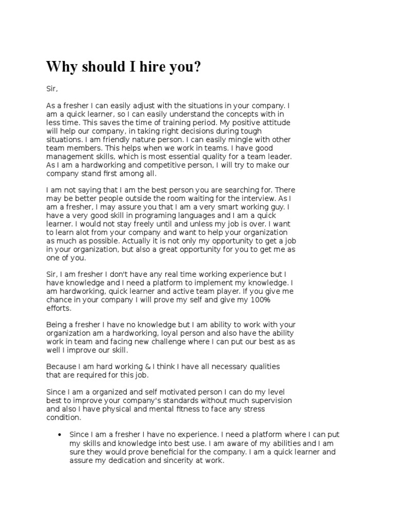 Why Should I Hire You Interview Questions Pdf Business Process Outsourcing Call Centre