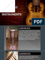 Mindanao Musical Instruments