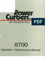 Manual de Operación y Mantenimiento Power Curber 8700