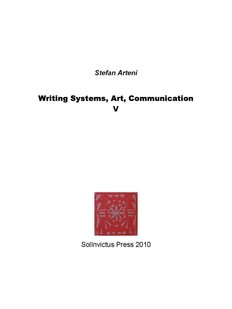 Art and Communication in Writing Systems | PDF | Modernism | Artists