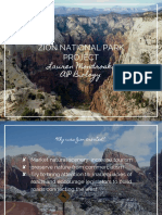 Zion National Parks Project