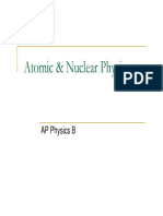 AP Physics B - Atomic and Nuclear Physics PDF