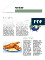 service project newsletter pdf