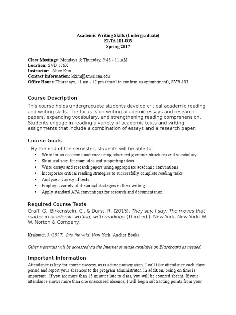 Academic writing conventions examples image