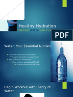 Healthy Hydration: Drinking While Exercising